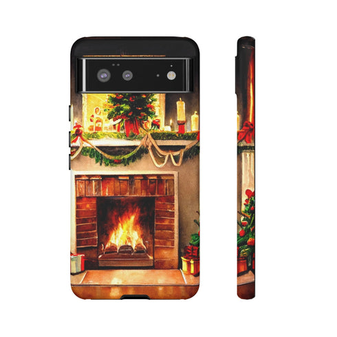 Warm Chirstmas Hearth - Impact Resistant Phone Case Google Pixel 6 Matte